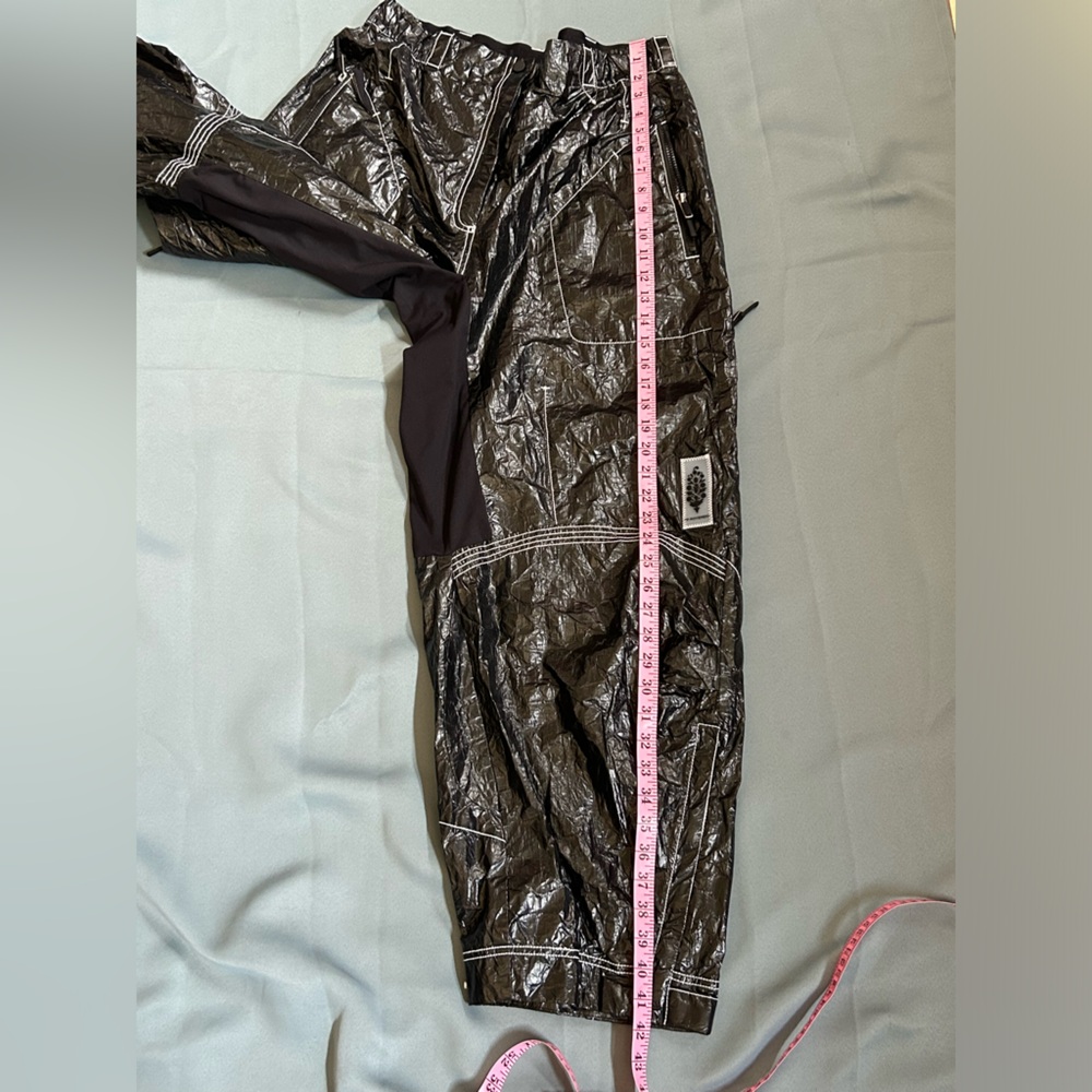 Free People Movement Rough Rider Rich Black Elastic Parachute Tyvek Pants NWOT M - Picture 16 of 16